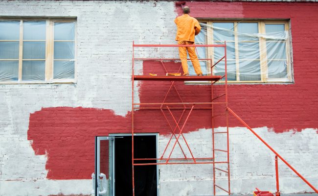 Painting in red