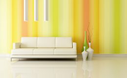 bright and multicolr living room